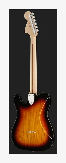 Fender MIJ Trad 70s Tele Deluxe 3TS, paletta con meccaniche e logo