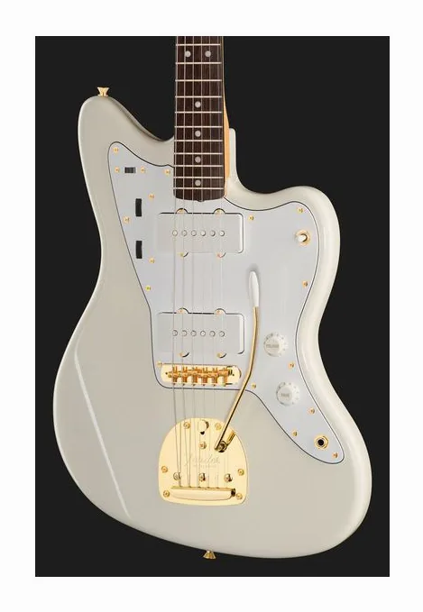 Fender MIJ Trad II 60s Jazzmaster WPL, curve del body viste dall'alto