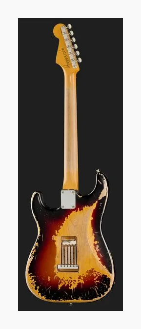 Fender Mike McCready Strat 3TSB, capotasto e prime posizioni della tastiera
