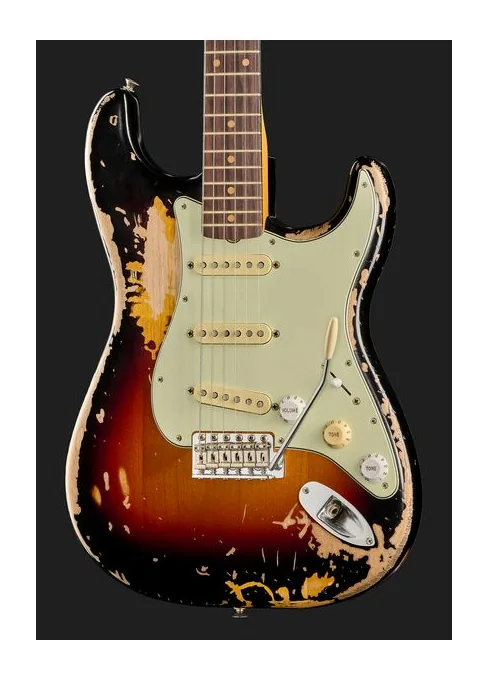 Fender Mike McCready Strat 3TSB, profilo laterale del corpo