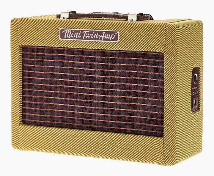 Fender Mini '57 Twin Amp, pannello dei controlli in primo piano