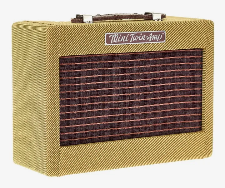 Fender Mini '57 Twin Amp, manopole e selettore dei canali