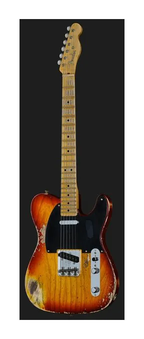 Fender 1951 Nocaster Aged Cherry B, profilo laterale del corpo