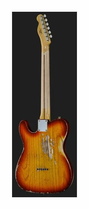 Fender 1951 Nocaster Aged Cherry B, pickup e manopole dei controlli