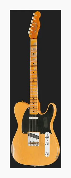 Fender 1951 Nocaster Relic NBL, vista posteriore del corpo