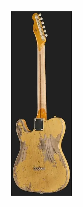 Fender 1951 Nocaster Super HR NBL, manico e tastiera visti di lato
