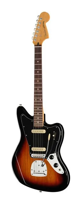 Fender Player II Jaguar RW 3TS in primo piano frontale