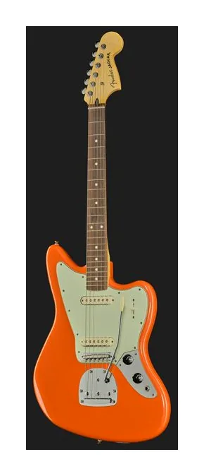 Fender Player II Jaguar RW RLO, corpo e verniciatura in primo piano