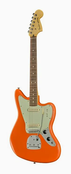 Fender Player II Jaguar RW RLO in primo piano frontale