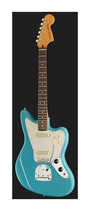 Fender Player II Jaguar RW AQB, selettore pickup e jack di uscita
