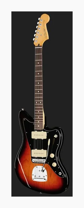 Fender Player II Jazzmaster RW 3TS, corpo e verniciatura in primo piano