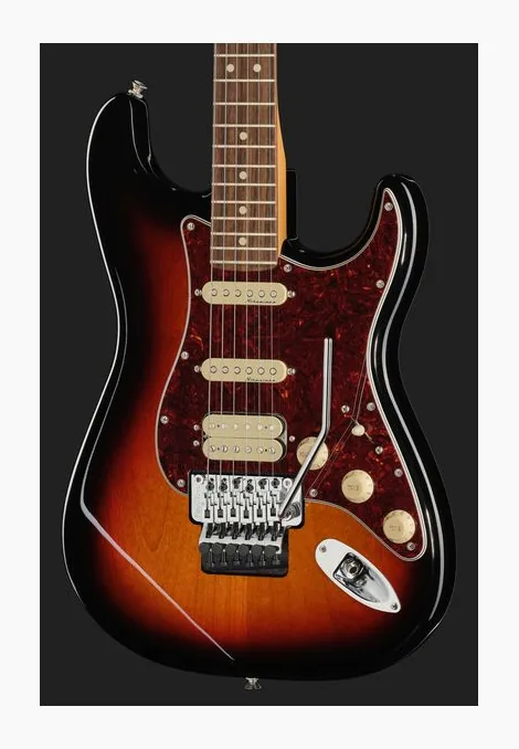 Fender Player II Mod Strat FR RW 3TS, paletta con meccaniche e logo