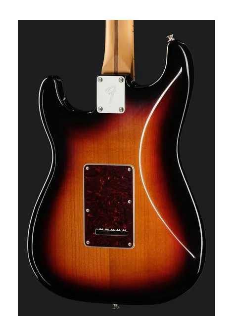 Fender Player II Mod Strat HSS MN 3TS, curve del body viste dall'alto