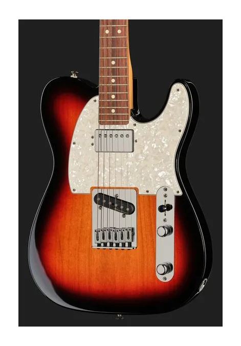 Fender Player II Mod Tele SH RW 3TS, corpo e verniciatura in primo piano