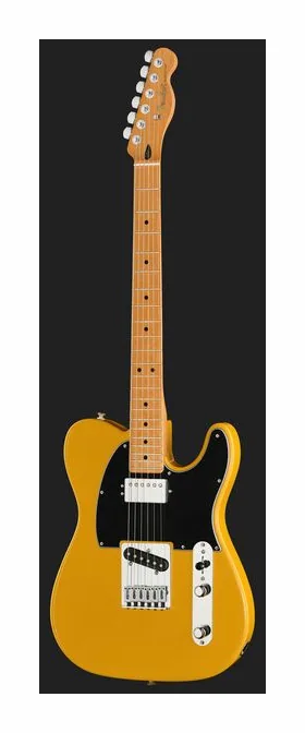Fender Player II Mod Tele SH MN SSY, curve del body viste dall'alto