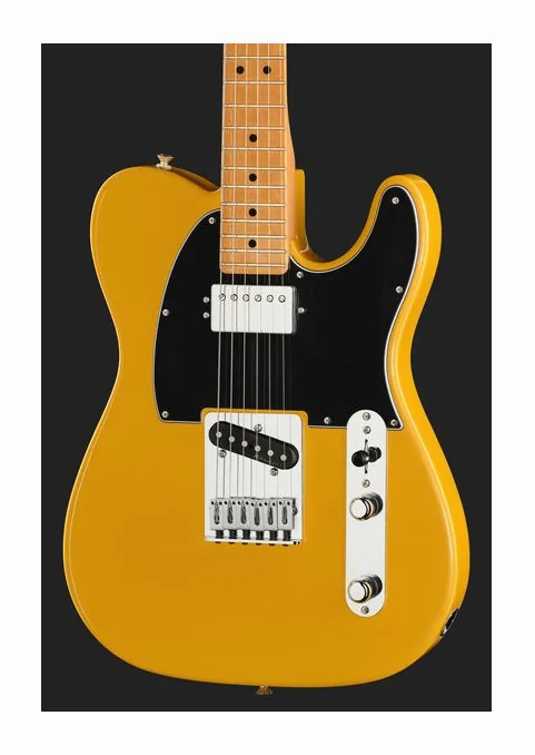 Fender Player II Mod Tele SH MN SSY, curve del body viste dall'alto