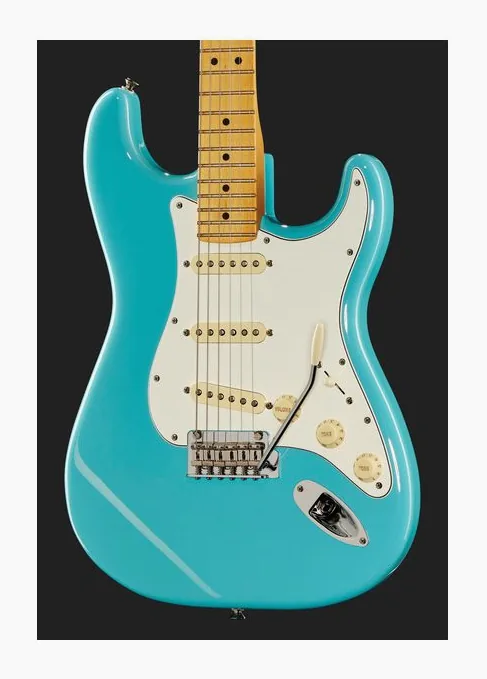 Fender Player II Strat MN AQB, capotasto e prime posizioni della tastiera