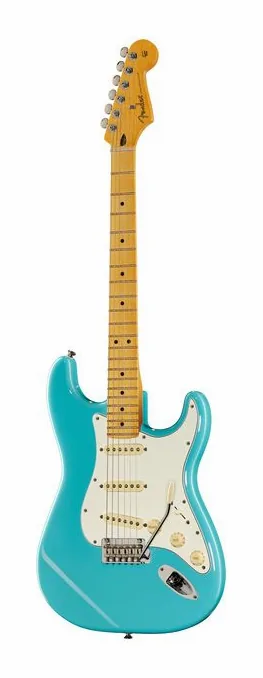 Fender Player II Strat MN AQB fotografato frontalmente