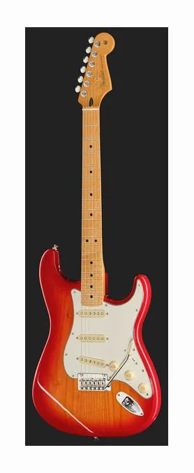 Fender Player II Strat MN ACB, manico e tastiera visti di lato