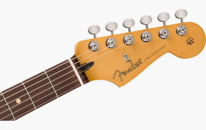 Fender Player II Strat RW BCG, capotasto e prime posizioni della tastiera
