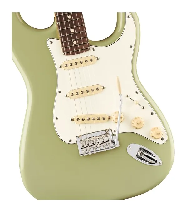 Fender Player II Strat RW BCG, manico e tastiera visti di lato