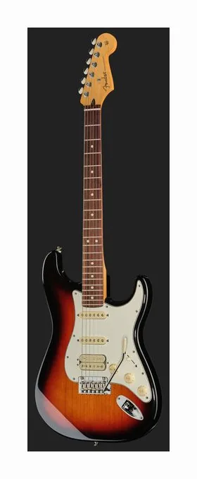Fender Player II Strat HSS RW 3TS, paletta con meccaniche e logo