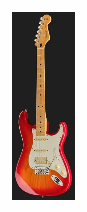 Fender Player II Strat HSS MN ACB, selettore pickup e jack di uscita