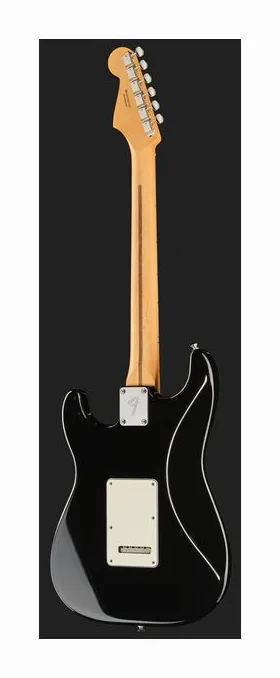 Fender Player II Strat HSS MN BLK, paletta con meccaniche e logo