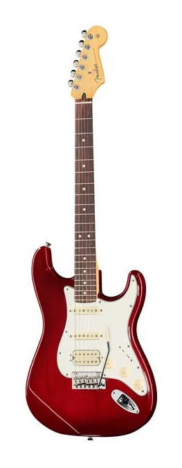 Fender Player II Strat HSS RW TCB inquadrato di fronte su sfondo neutro