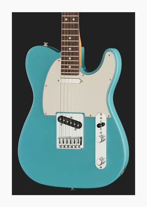 Fender Player II Tele RW AQB, curve del body viste dall'alto