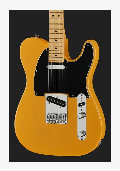 Fender Player II Tele MN BTB, paletta con meccaniche e logo