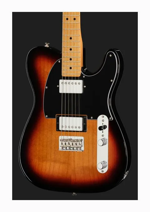Fender Player II Tele HH MN 3TS, manico e tastiera visti di lato