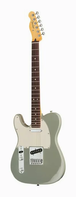 Fender Player II Tele LH RW CGR inquadrato di fronte su sfondo neutro