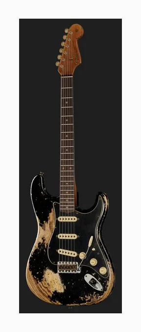 Fender Poblano Strat SHR AB, capotasto e prime posizioni della tastiera