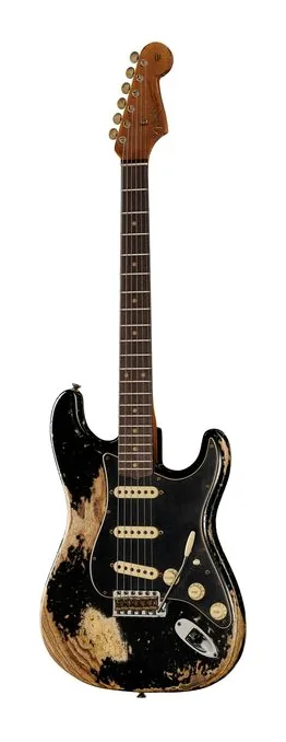 Fender Poblano Strat SHR AB in primo piano frontale