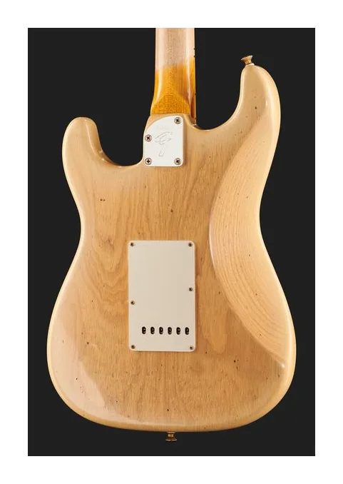 Fender Postmodern Strat MN NAB Relic, manico e tastiera visti di lato