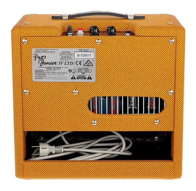 Fender Pro Junior IV, angolo del cabinet