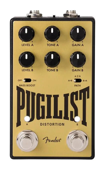 Fender Pugilist Distortion V2, ingressi e uscite laterali