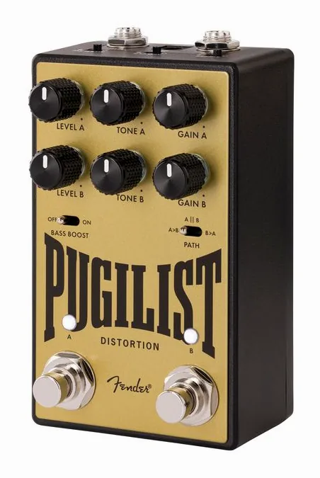 Fender Pugilist Distortion V2, footswitch in primo piano
