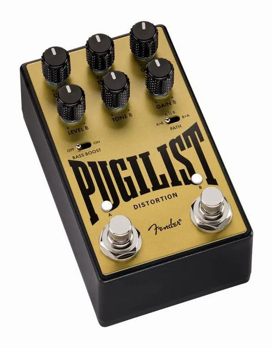 Fender Pugilist Distortion V2 in primo piano frontale