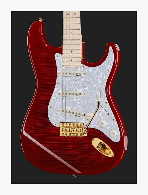 Fender Richie Kotzen Stratocaster TRB, paletta con meccaniche e logo