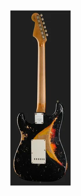 Fender Roasted '61 Strat ABLK/3TSB, profilo laterale del corpo