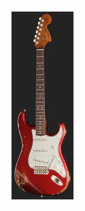 Fender Roasted Pro Hvy Relic CAR, capotasto e prime posizioni della tastiera