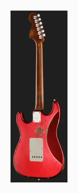 Fender Roasted Pro Hvy Relic CAR, manico e tastiera visti di lato