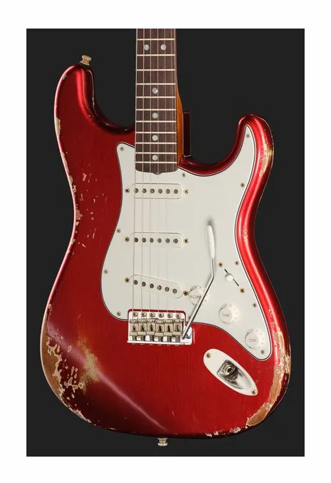 Fender Roasted Pro Hvy Relic CAR, profilo laterale del corpo
