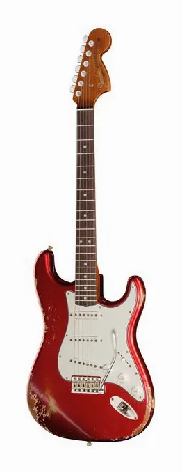 Fender Roasted Pro Hvy Relic CAR fotografato frontalmente