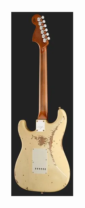 Fender Roasted Pro Strat HR AVW, vista posteriore del corpo
