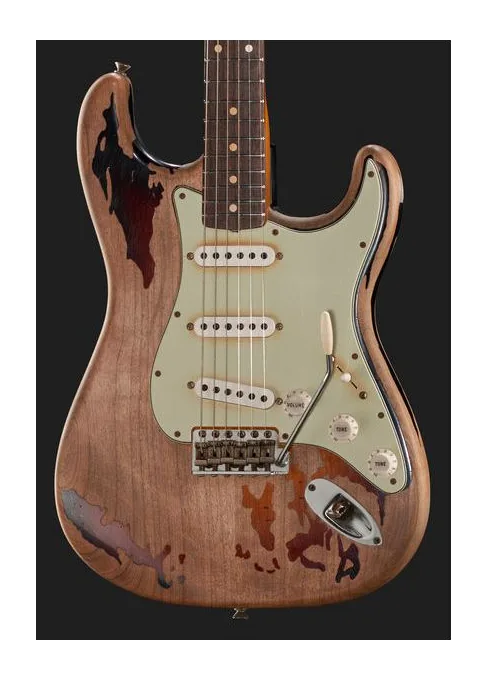 Fender Rory Gallagher Relic Strat, selettore pickup e jack di uscita