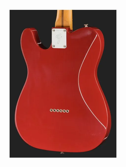 Fender Shiflett Tele Dlx DKR, manico e tastiera visti di lato