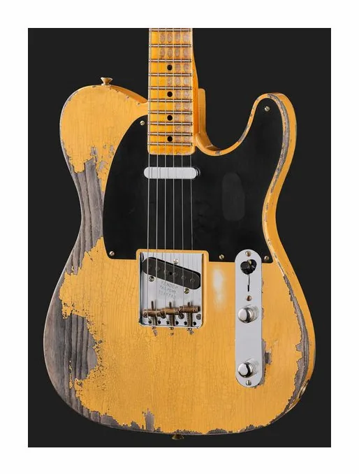 Fender Special 52 Tele SH Relic ANB, paletta con meccaniche e logo